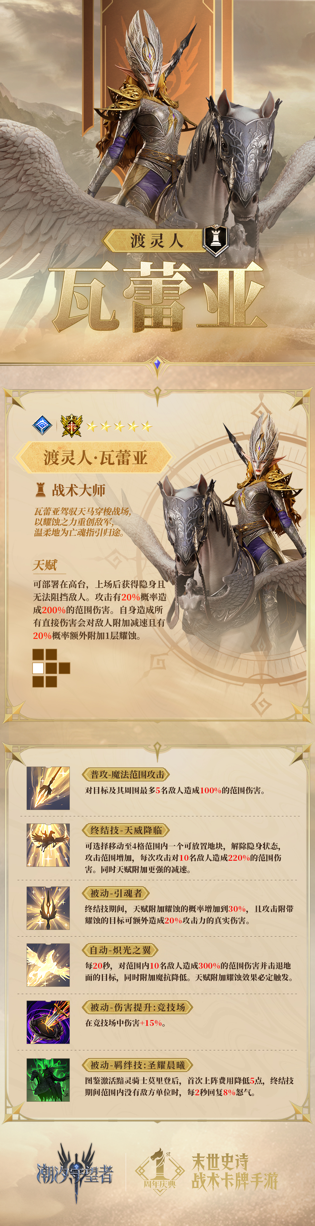 潮汐档案馆丨「渡灵人·瓦蕾亚」英雄档案