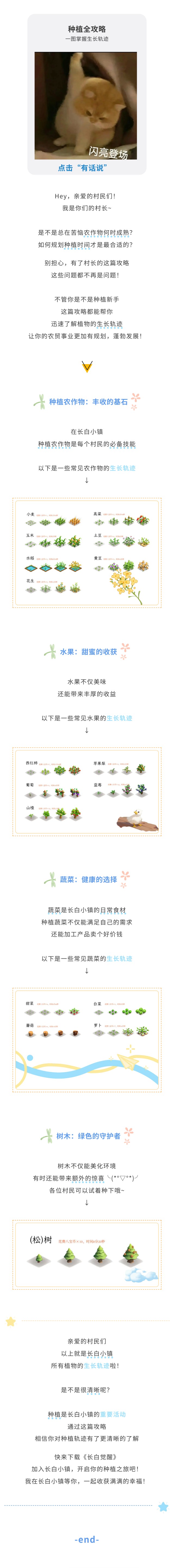長白攻略丨種植全攻略 一圖掌握生長軌跡!