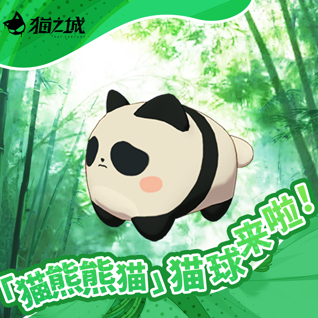 《猫之城》熊猫猫球来啦!