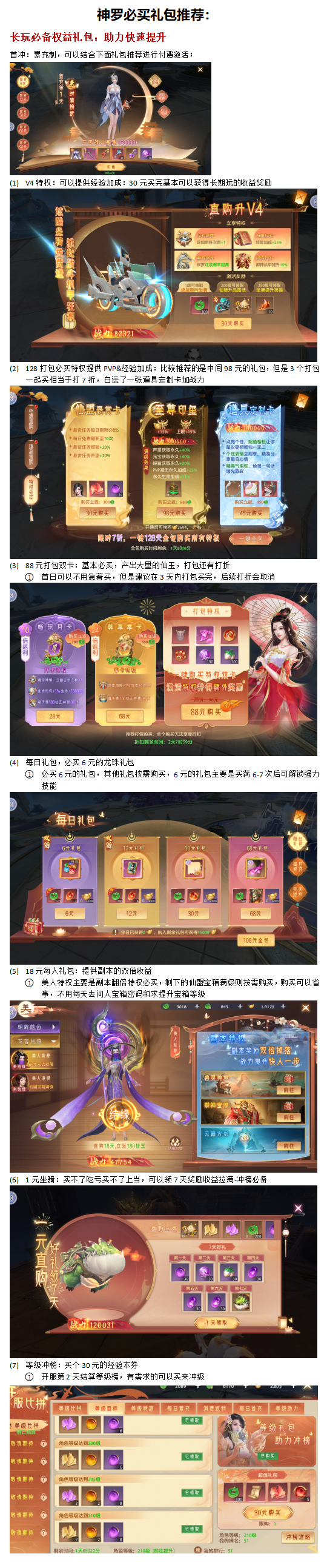 『氪金攻略』氪金性價比指南！禮包怎么買？