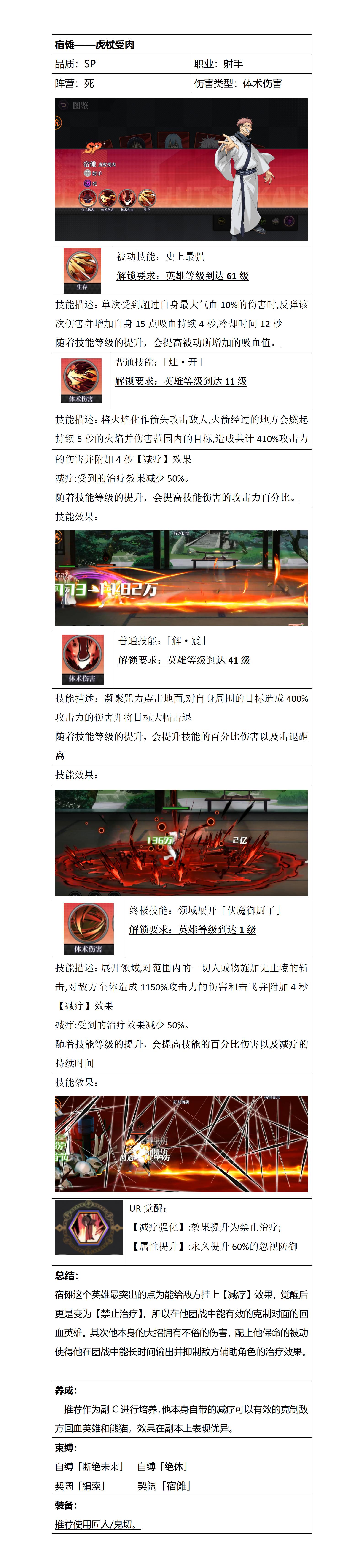 《战灵》宿傩攻略