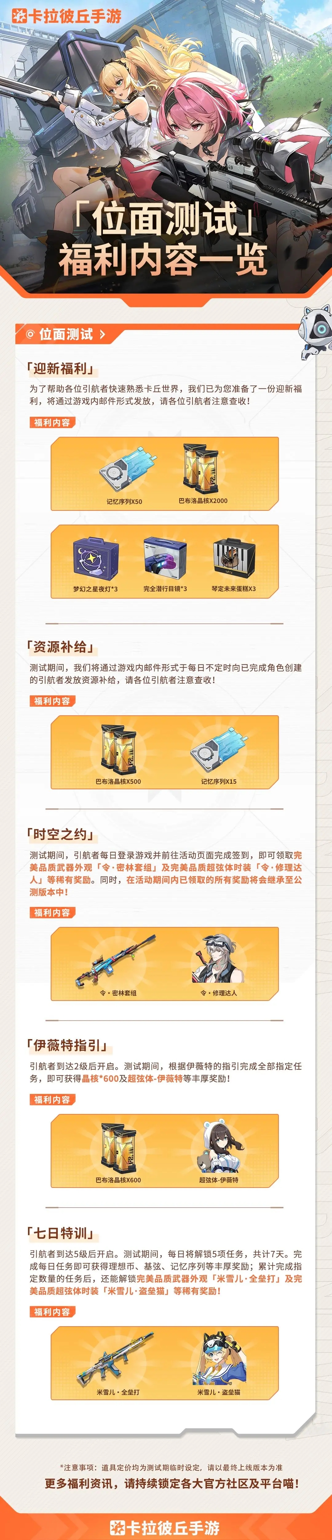 《卡拉彼丘》23日10时测试开启