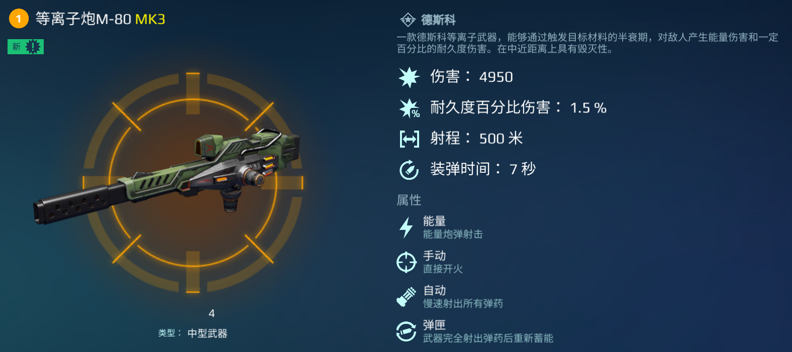 重装天敌中距离效果武器大盘点上