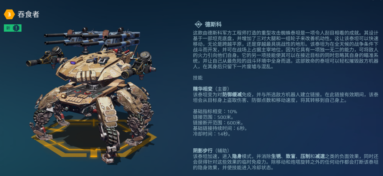 横扫战场！泰坦“吞食者”深度解析！