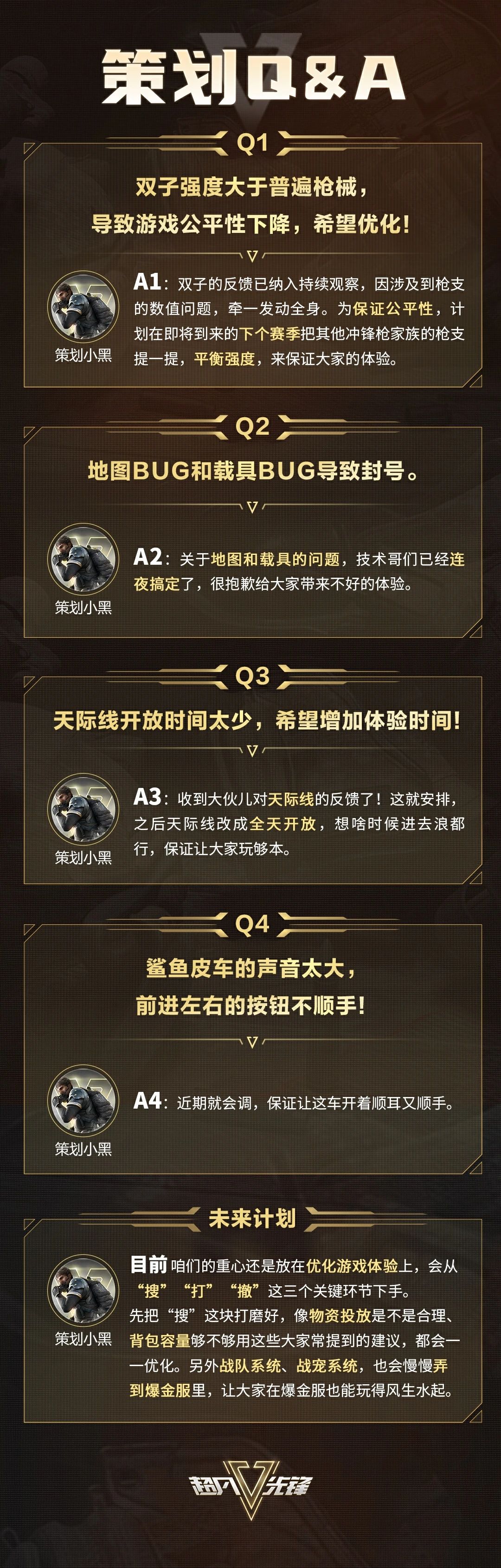 《超凡先锋》策划问答！外挂打击！