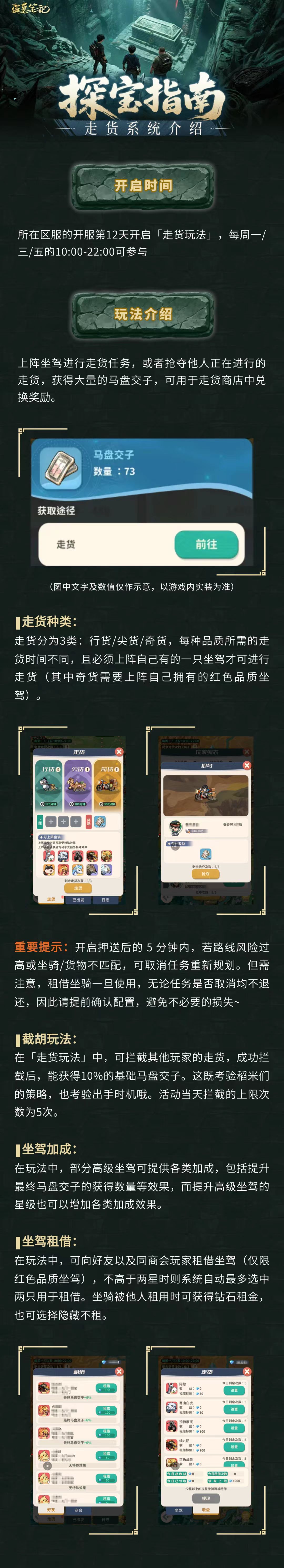探寶指南 l 倒斗摸金賺交子 坐騎押鏢闖地宮截圖