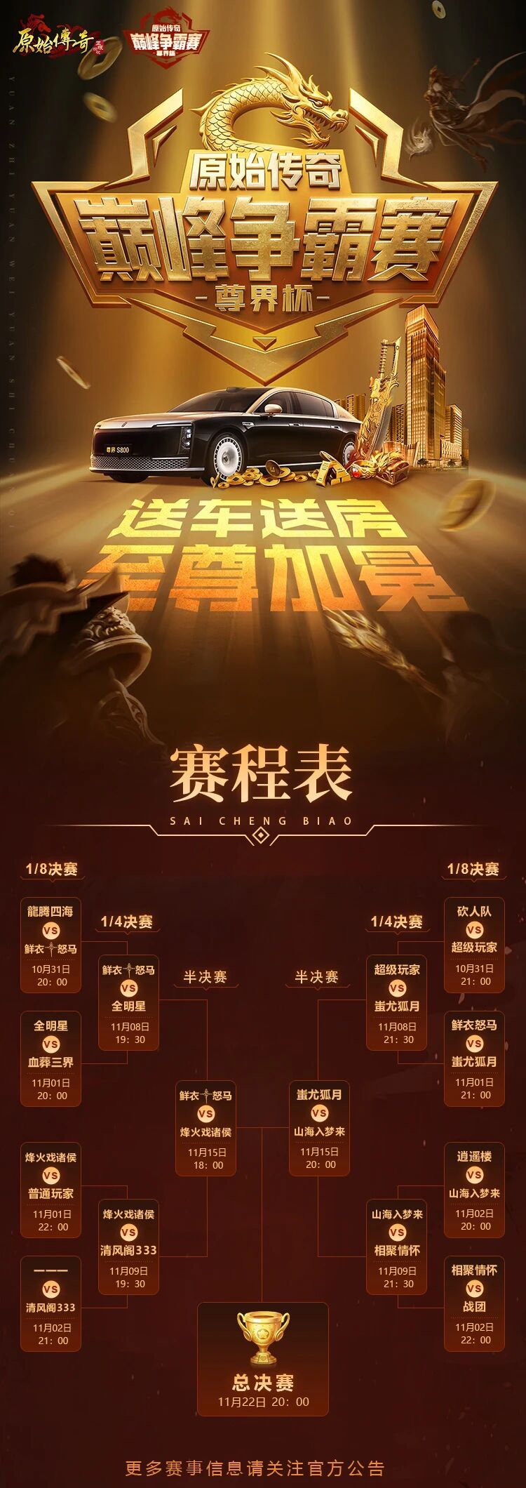 四强名单公布！半决赛赛程热血公布