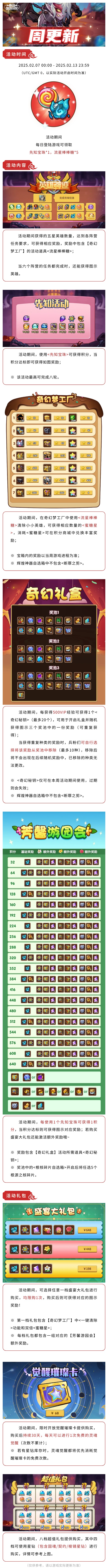 《放置奇兵》2025年02月06日更新公告