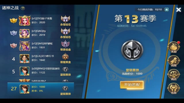 《皇座战争》诸神之战